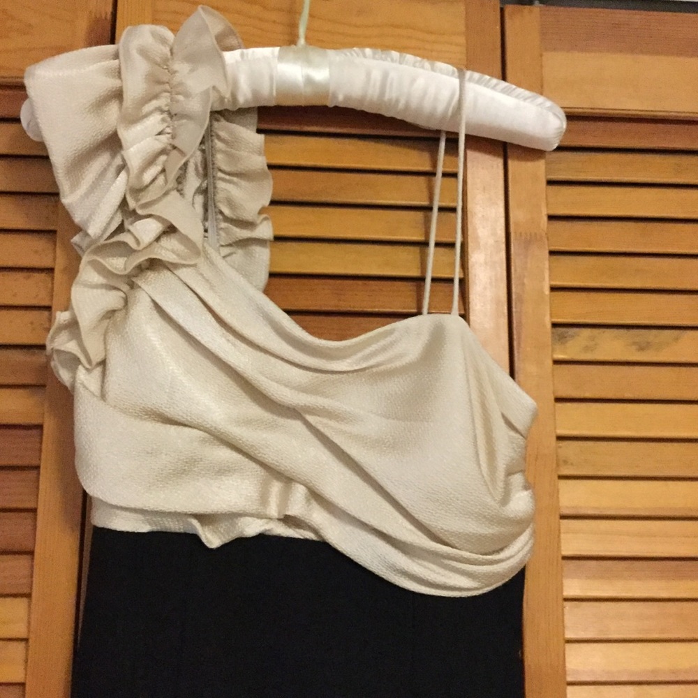 Couture One-Shoulder Cocktail Dress